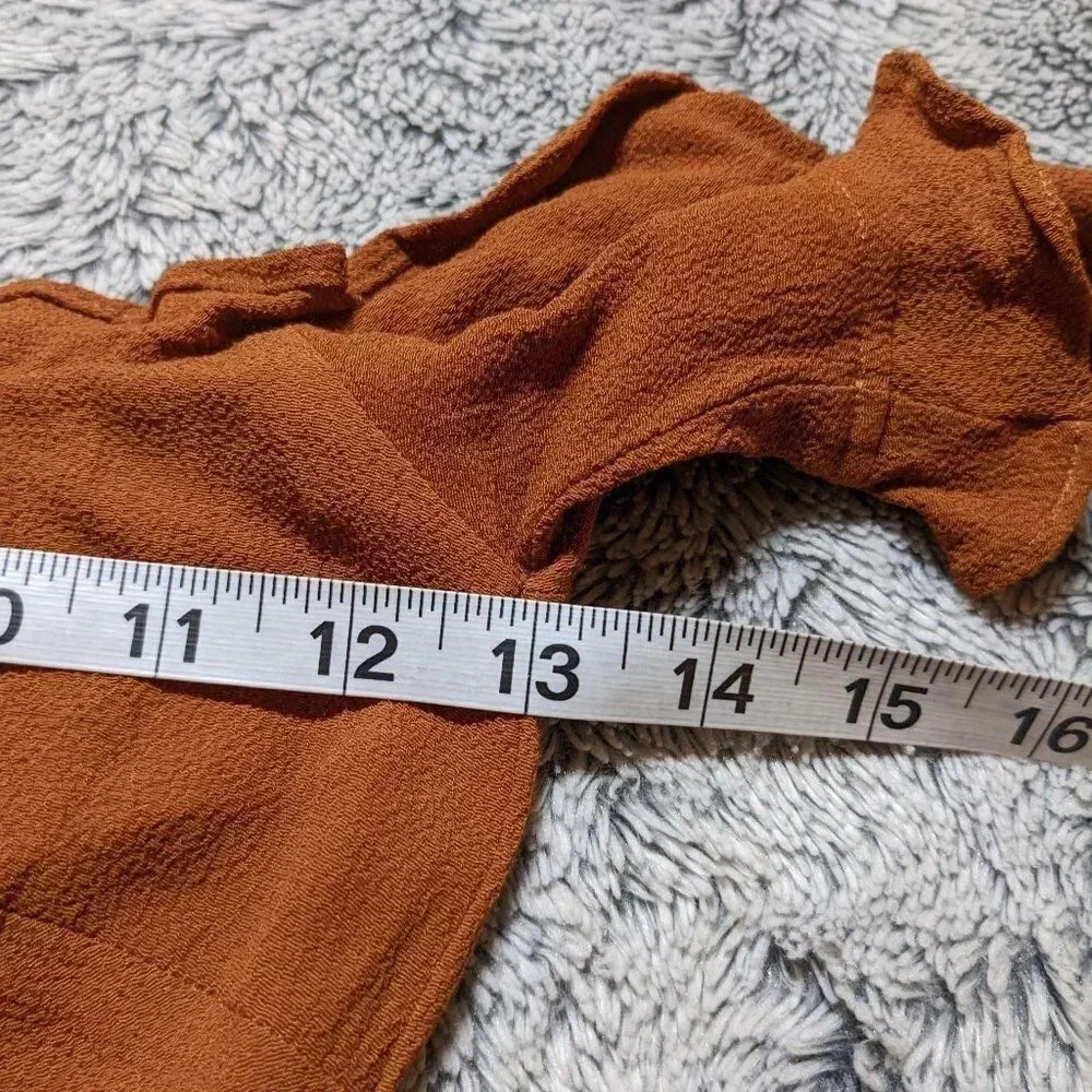 Reformation Rust Off-Shoulder Midi Dress - Picture 8 of 9